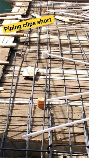 Electrical Conduit Piping Installation Before Roof Slab | House Wiring Pre Slab Work