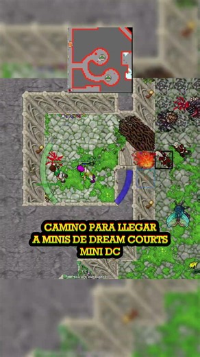 Tibia, the way to get to the Dream Courts minis. How to get to Mini DC #tibia #tibiacomollegardc