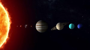 The order of the planets in our solar system from the sun outward