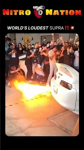 World's Loudest Supra Backfire Pops – Insane Flames & Sound😱💥 #supra