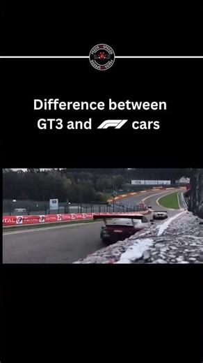 Differnce between GT3 and Formula 1 Cars.🏎️