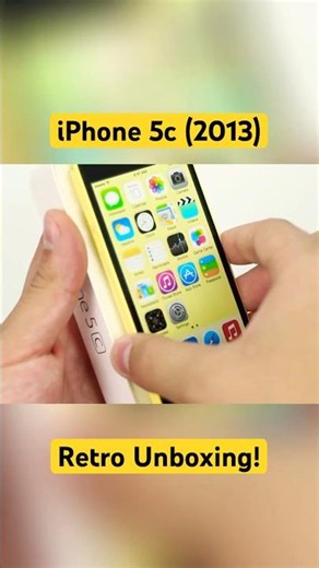 Retro Unboxing! Yellow iPhone 5c (2013) #tech