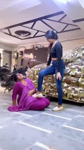 Girl trample Woman 👣 #shorts #youtubeshorts #trample #tramplife #feet #viralvideo #reels #status