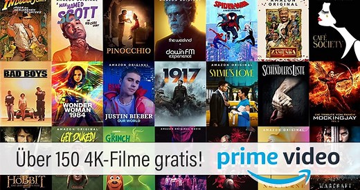 Über 150 kostenlose 4K Filme auf Amazon Prime Video (für Abonnenten)