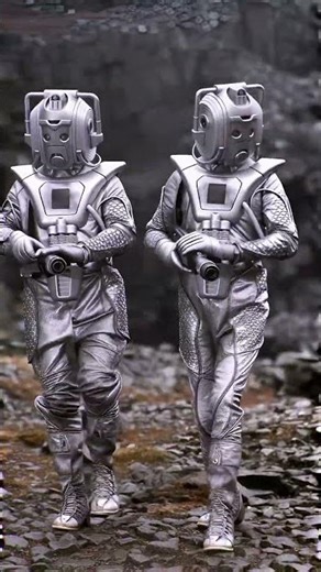 Doctor Who - Cybermen vs Raston Warrior Robot - AI Recreation #fyp #DoctorWho #cybermen #foryou