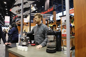 [New Product] KitchenAid is introducing two new additions to its coffee line, a Digital Scale Jar accessory for the KitchenAid® Burr Grinder and a 12-Cup Coffee Maker with One Touch Brewing, which features three brew modes including bold strength, regular strength and small batch mode. | KitchenAid