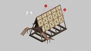 Triangle Cabin Plan: DIY A-frame House Blueprint (digital Download, 23x44 Ft.) - Etsy
