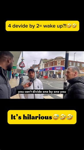 4 devide by 2 =wake up 🤣🤣 #funnyjoke #uk #comedy #joke #ukjoke | Vic Aled Anul