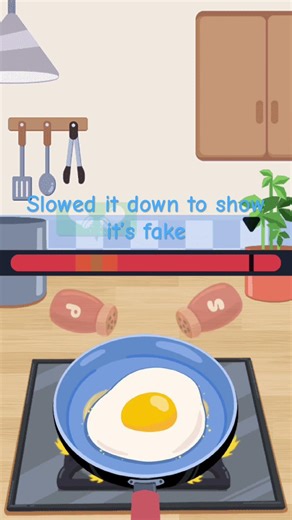 Slowed #egg #cooking #games #trend