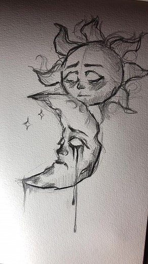 Dibujo de Sol y Luna: Creatividad y Emoción