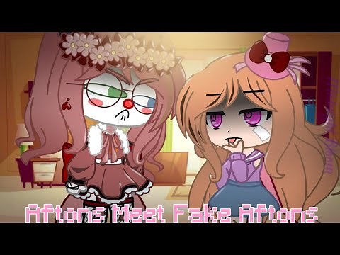 《Afton Family Meets Fake Aftons》Gacha Club》FNAF》Midnight Bloom《