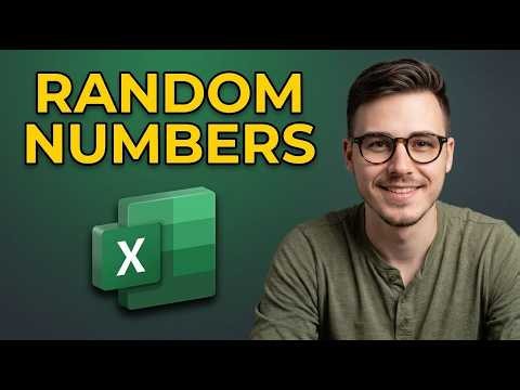 How to Generate Random Numbers in Excel [2026 Tutorial]