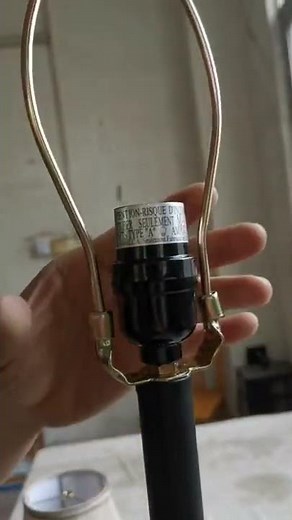 How to install lamp holder on the table and floor lamp set
