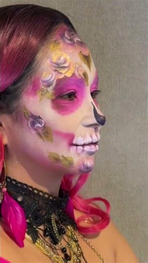 Dia de Los Muertos Live Catrina Face Paint