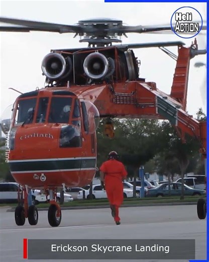 Erickson Skycrane landing