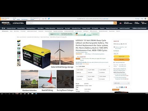 Lossigy Battery review 200 AMP LiFePO4 Battery Boat Solar project