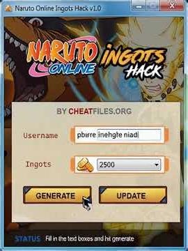 naruto online ingots generator
