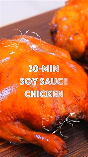 The Soy Sauce Chicken Recipe My Family Always Requests ❤️ This Cantonese Soy Sauce Chicken is unbelievably tender, juicy, and coated in a rich, glossy sauce. You'll need: Cornish hens, ginger, garlic, scallions, soy sauce, Shaoxing wine, star anise, cinnamon, and more. 💛 Craving this? Save it & share with a friend! #soysaucechicken