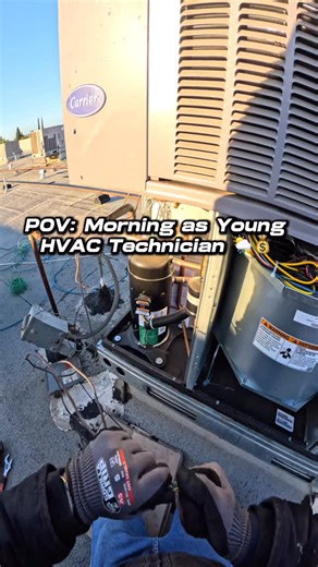 Jacob Rodriguez | POV: Young HVAC Installer wiring in 3 Phase Carrier Equipment ⚡️🌦️ #hvac #residentialhvac #hvactechnician #hvacinstallation... | Instagram
