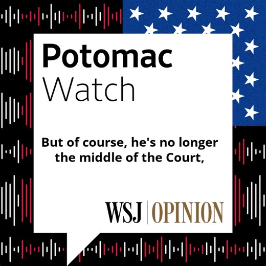 On the latest episode of the Potomac Watch podcast, Ilya Shapiro tells Paul Gigot about Chief Justice John Robert's role in the conservative Supreme Court majority. https://on.wsj.com/45KXjLn | Wall Street Journal Opinion