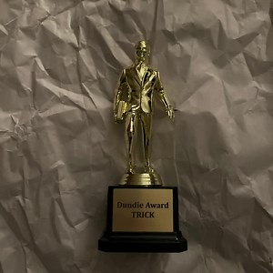 Dundie Award Trophy the Office TV Show Best Salesman Dunder Mifflin | Best Salesman Trophy for Coworkers | Office Inspired Funny Trophy - Etsy