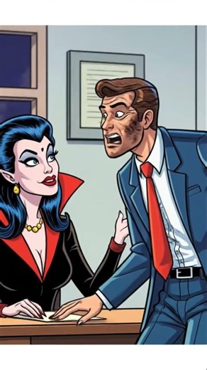 # animated werewolf, and vampire woman