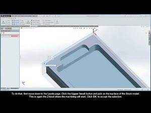 SolidCAM iMachining Getting Started - Walkthrough: Define the machining of the pocket ledge