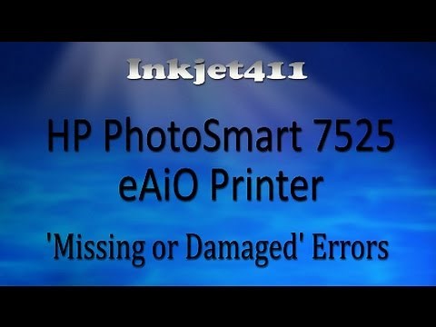 HP Photosmart 7525 Error Troubleshooting