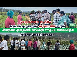 இயற்கை விவசாய பயிற்சி | Organic Farming Training in Kappiyam Organic Farm | Pasumai Talks