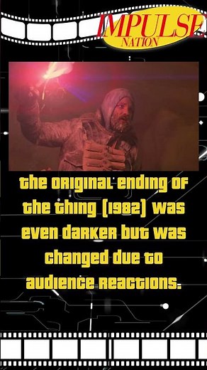 The original ending of The Thing (1982) was even darker