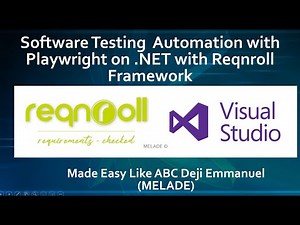 Create Test Automation Framework with Playwright, Reqnroll, .NET From Scratch in 20Minutes