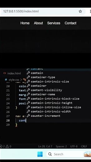 Professional Navbar 🔥 | HTML & CSS