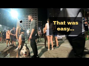 SHAMELESSLY hitting on a cute girl