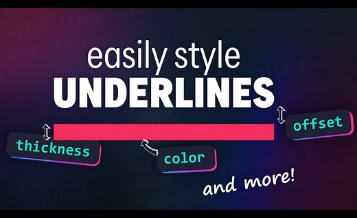 CSS | 居然可以这样设计字体下划线样式