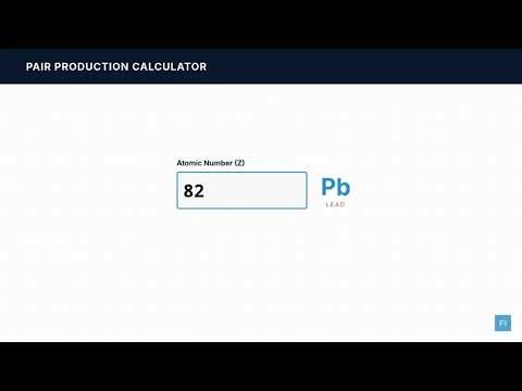 Pair Production Calculator — How to Use It | Engineering Tool