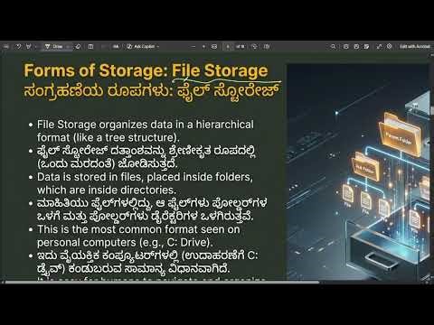 COMPUTER BASICS: DATA STORAGE