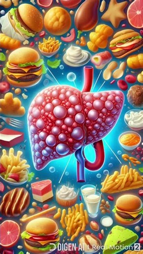 High-Fat Foods & Your Body 🍔 | Health Animation | Shorts