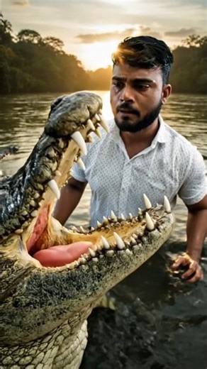 crocodiles se panga nhi 🤣 #trindingshorts #funny #comedy #viralshorts
