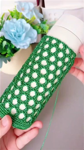 Crochet cup cozy #crochet #cup cozy