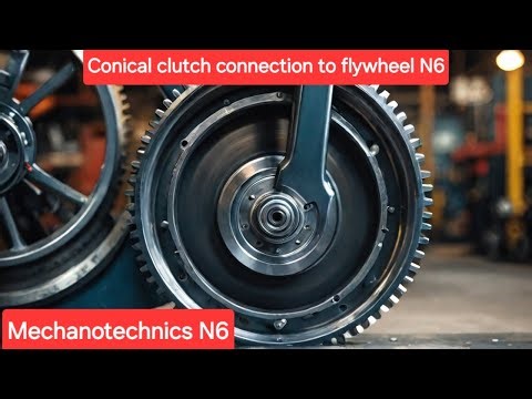 Conical clutch connect to flywheel N6 Mechanotechnics