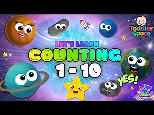 Super Simple Planet Song – Learn Counting 1 to 10 | Toddler Space by Happy Sounds