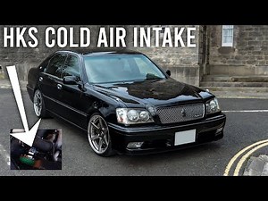 Toyota Crown JZS171 - HKS Super Flow intake install and sound
