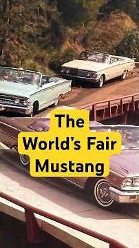 The World’s Fair Mustang at “Driving America Forward” #dc #didyouknow #disney #ford #fordmustang