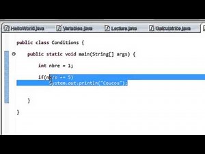 PROGRAMMER EN JAVA (Débutant) - 29 - Erreurs courantes avec les conditions