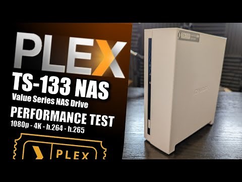 QNAP TS-133 NAS - Plex Media Server Test with 4K, 1080p and 720p Media