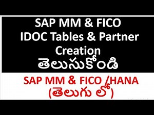 IDOC Concept in Telugu| SAP FICO course in telugu| S4HANA Finance in Telugu| SAP Course Videos