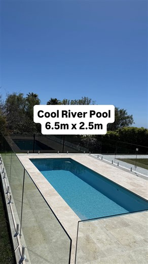 Endless® Pools & Spas | Your Dream Backyard Starts Here on Instagram: "Sue’s backyard transformation features our stunning Cool River Pool in a sleek Platinum finish — perfect for swimming, relaxing, and entertaining. Pool Details: • Model: Cool River Pool • Colour: Platinum • Internal Dimensions: 6.5 m (L) × 2.5 m (W) × 1.07 m – 1.7 m (D) • External Dimensions: 6.9 m (L) × 2.9 m (W) • Volume: 18,500 L • Features: Large open swim area, easy entry steps at the shallow end, exit step at the deep e