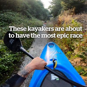 These kayakers are about to have the most epic race! 🙌🏻😅 | VT