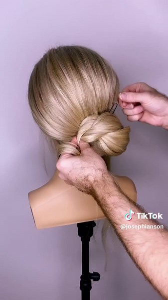 Sexy & Elegant Side Bun with Quiffed Face Frame - Hair Hacks and Tutorials