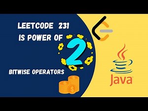 Leetcode 231 Power of Two Java Solution Using Bitwise Operator